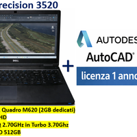 Workstation Dell 3520 i7 2.7GHz M2 512Gb+Ram 16Gb