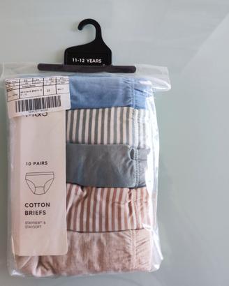 Slip bambine Marks & Spencer pack da 10