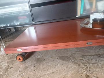 Tavolo modulabole on altezza e sdoppiabile. 70x100