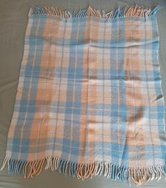 coperta lana lettino o carrozzina 