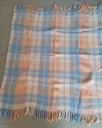 coperta lana lettino o carrozzina 
