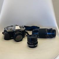 Fotocamera analogica Minolta vintage X-370 kit