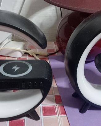 carica cellulare wireless con illuminazione 