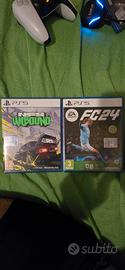 2 giochi ps5 FIFA 24 E  NFS UNBOUND
