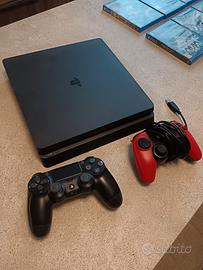 PS4 Slim + GIOCHI   dirt rally venduto