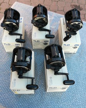 Canne con mulinelli shimano TLD 25