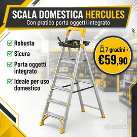 Scala  con Porta Oggetti – 7 gradini