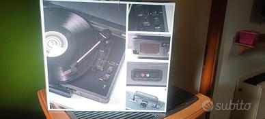 giradischi con   USB e RCA