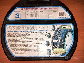 Catene da neve Cora nuove.