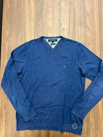 Maglione cotone Tommy Hilfiger S viola