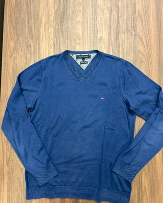 Maglione cotone Tommy Hilfiger S viola