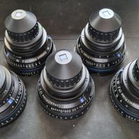 Set obiettivi Zeiss CP2 CINEMA attacco PL