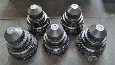 Set obiettivi Zeiss CP2 CINEMA attacco PL