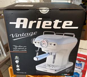 Macchina caffe Ariete Vintage celeste pastello NEW