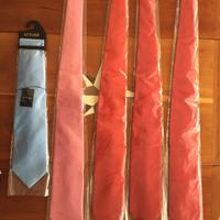 5 cravatte uomo nuove