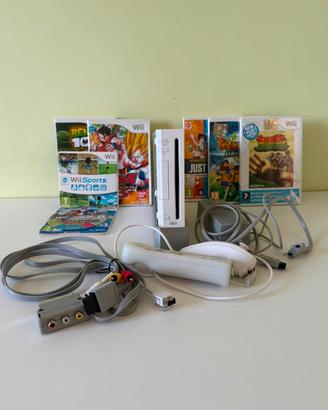 Nintendo Wii + 1 Controller + 7 Giochi