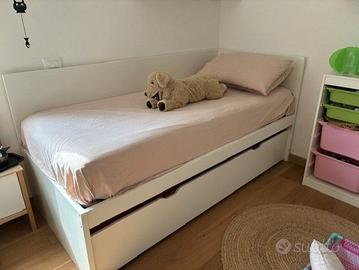 Struttura letto ikea con letto estraibile