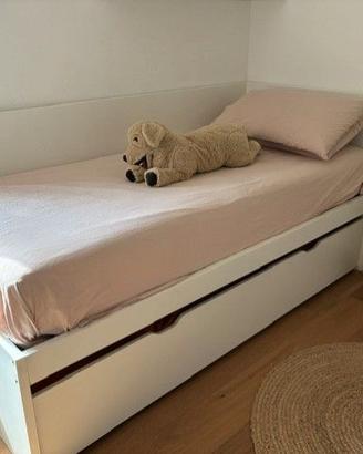 Struttura letto ikea con letto estraibile