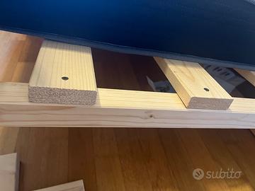 Rete e materasso una piazza e mezza