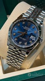 Rolex Dj Nuovo Marzo 2026 36mm Blu Brilli 126234G
