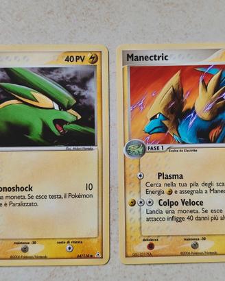 Electrike 64/110 e Manectric 48/110 Pokémon 