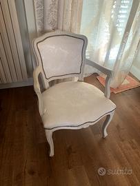 Poltrona chippendale shabby