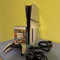 PlayStation 5 slim disco da 1 tera con gta 5
