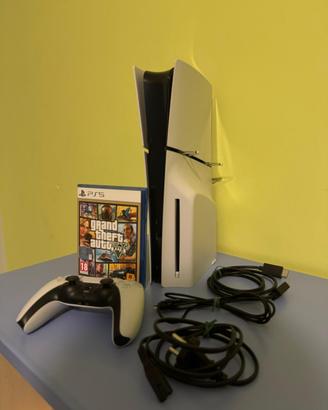 PlayStation 5 slim disco da 1 tera con gta 5