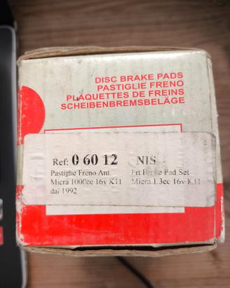 Pastiglie Anteriori per Nissan Micra K11 - 1992