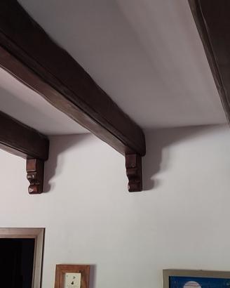 Travi decorative in legno massello 