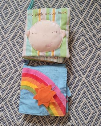2 Libri in tessuto per bambini
