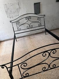 letto in ferro battuto 