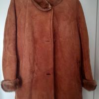 Giacca/Montone con inserti in visone tg.44