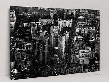 Grande quadro New York bianco e nero XXL 140x200