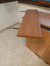 Set 3 Mensole Sospese Legno Venato