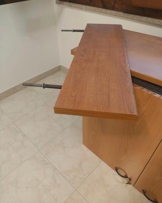 Set 3 Mensole Sospese Legno Venato