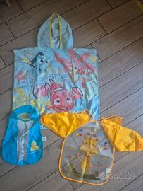 accappatoio poncio Nemo + bavagli