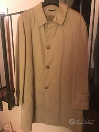 Trench impermeabile da uomo beige