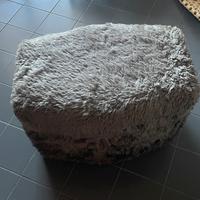 Pouf contenitore vintage anni 70