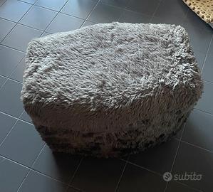 Pouf contenitore vintage anni 70