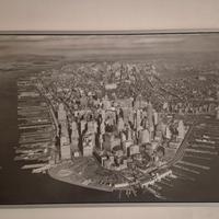 quadro stampato città New York con cornice 