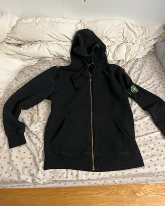 Felpa stone island nera