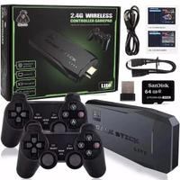 Game Stick 4k 64gb 10000giochi con 2 joystick 