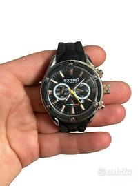 EXTRO' Italy Cronografo Cuore Matto nero acciaio