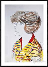 Quadro Ritratto donna originale certificato