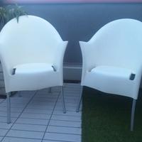 Coppia di sedie design - driade lord yo by starck