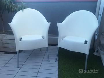 Coppia di sedie design - driade lord yo by starck