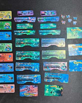 Etichette Gameboy Nintendo personalizzate SP Color