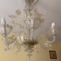 Lampadario vetro Murano