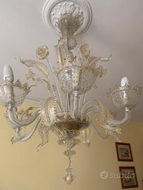 Lampadario vetro Murano